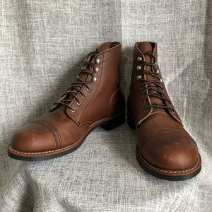 Red Wing Heritage Iron Ranger lace up boot